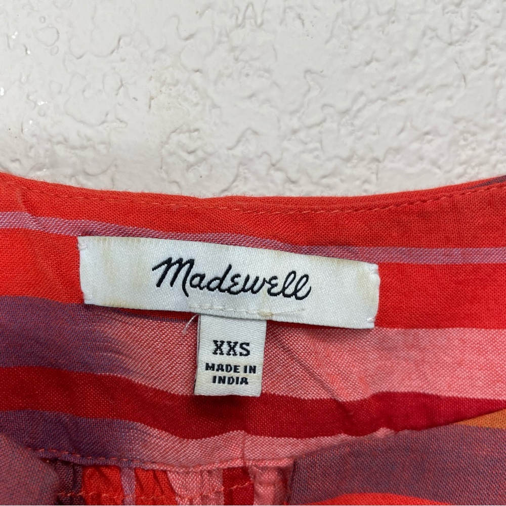 Madewell Ikat Peasant Blouse Size XXS - Picture 5 of 9